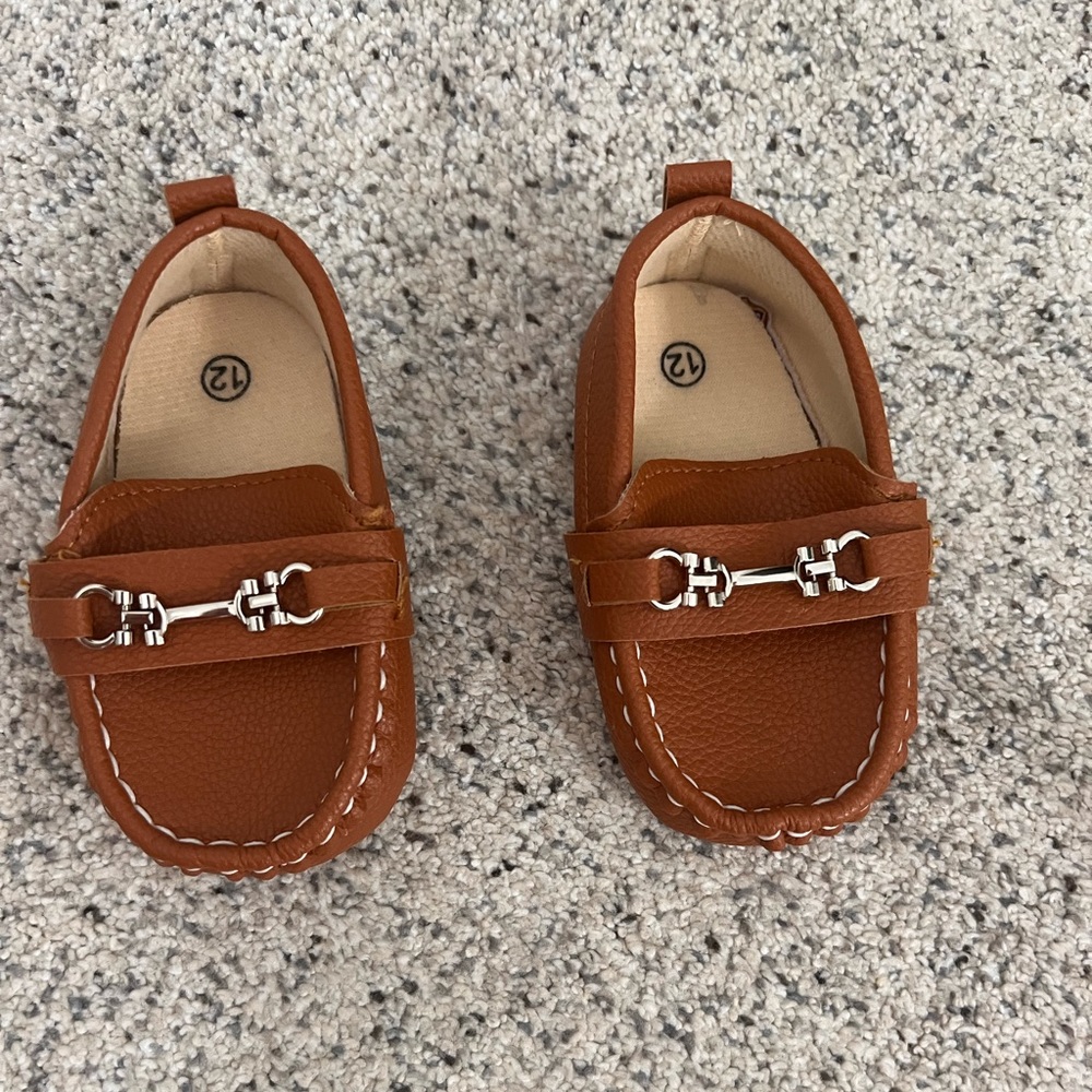 Baby boy loafers, worn once for photo shoot